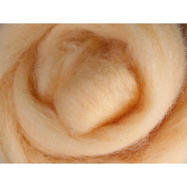 Ashford Solid Colored Corriedale Sliver - 2.2lb bag - Honey - Paradise Fibers