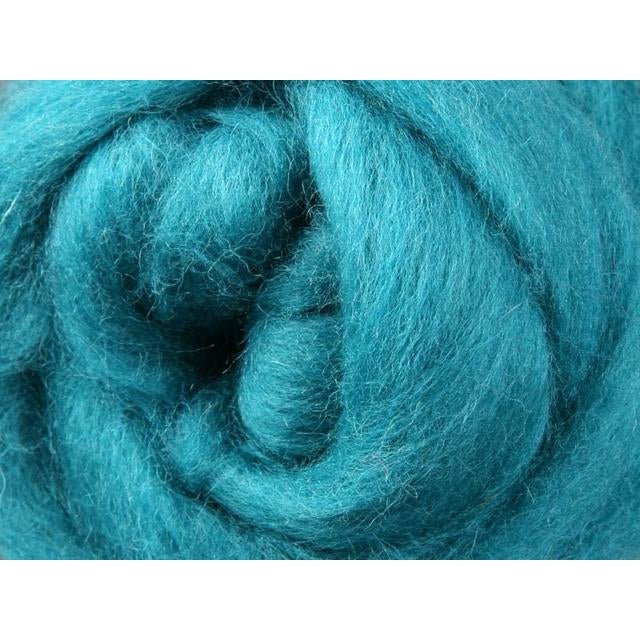 Ashford Solid Colored Corriedale Sliver - 2.2lb bag - Spearmint - Paradise Fibers