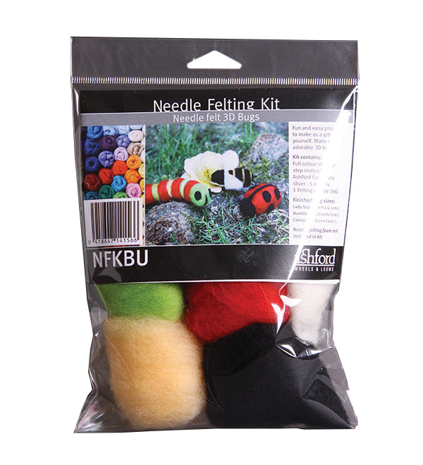 Ashford Needle Felting Kit - Bugs-Needle Felting Kit-