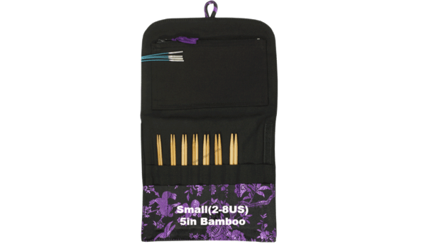 HiyaHiya Bamboo Interchangeable Knitting Needle Set-Interchangeable Needle Set-Small (2-8US)-5 inch tip-