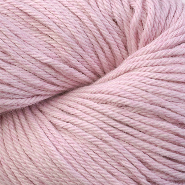Color Alyssum 8411. A light pink skein of Berroco Pima 100 Yarn.