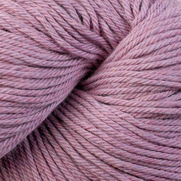 Color Dianthus 8419. A light purple skein of Berroco Pima 100 Yarn.