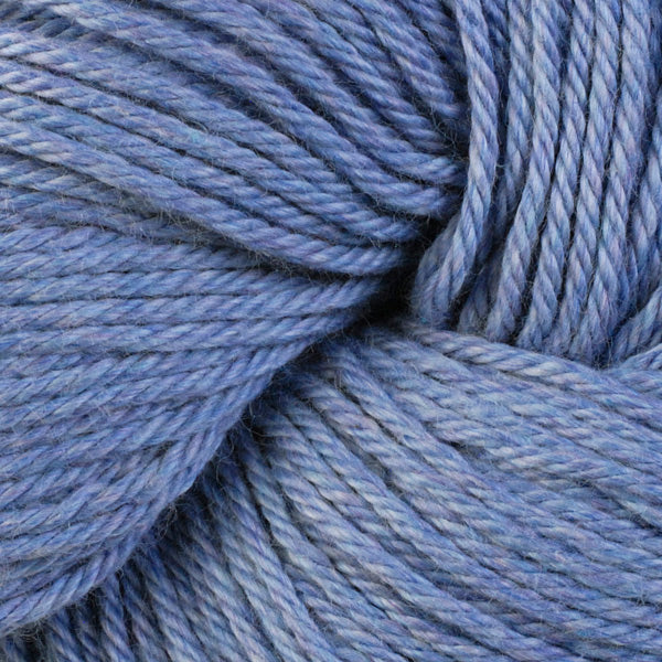 Color Periwinkle 8428. A light blue skein of Berroco Pima 100 Yarn.