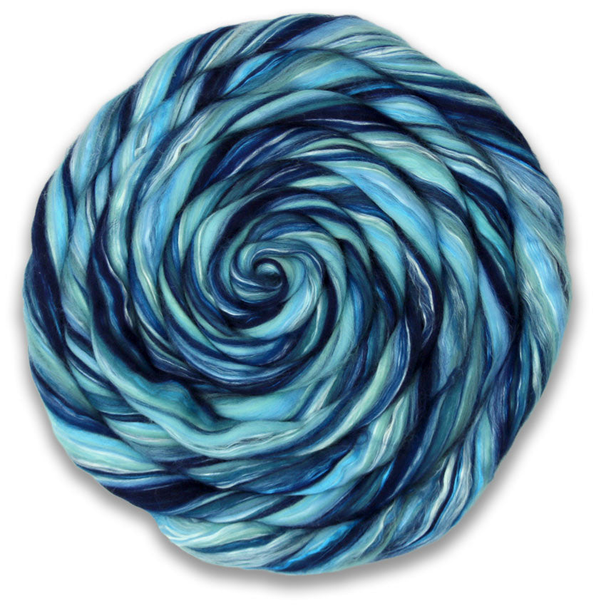 A Song of Wool and Silk - Blue Eyes-Fiber-4 oz-