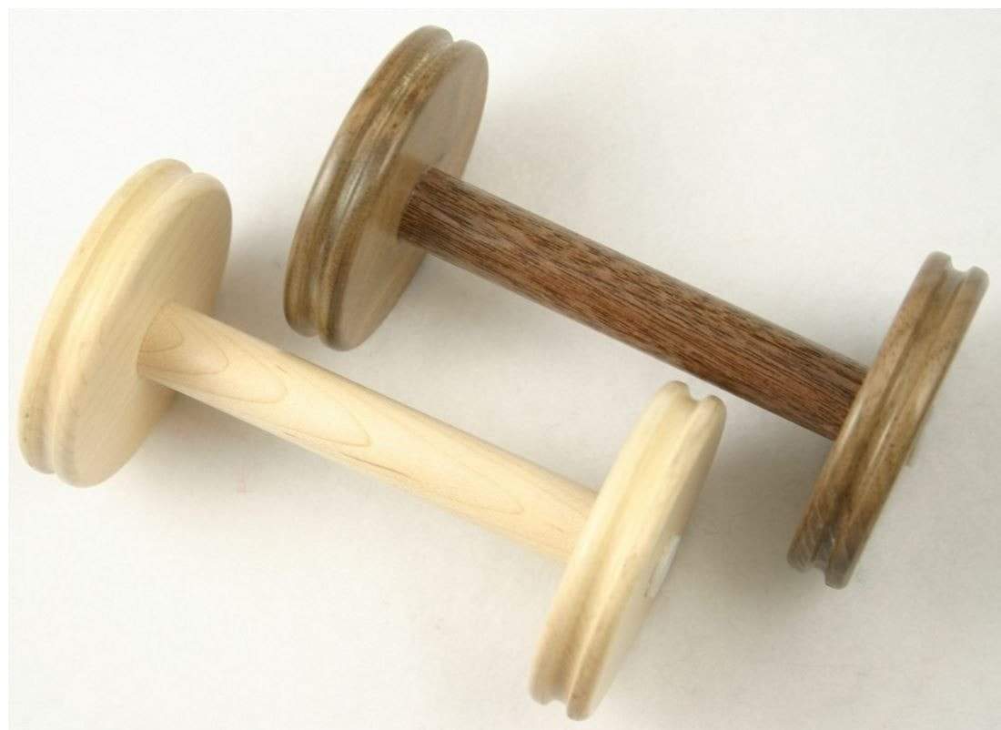 Lendrum Bobbins - Standard-Spinning Wheel Accessory-Maple-
