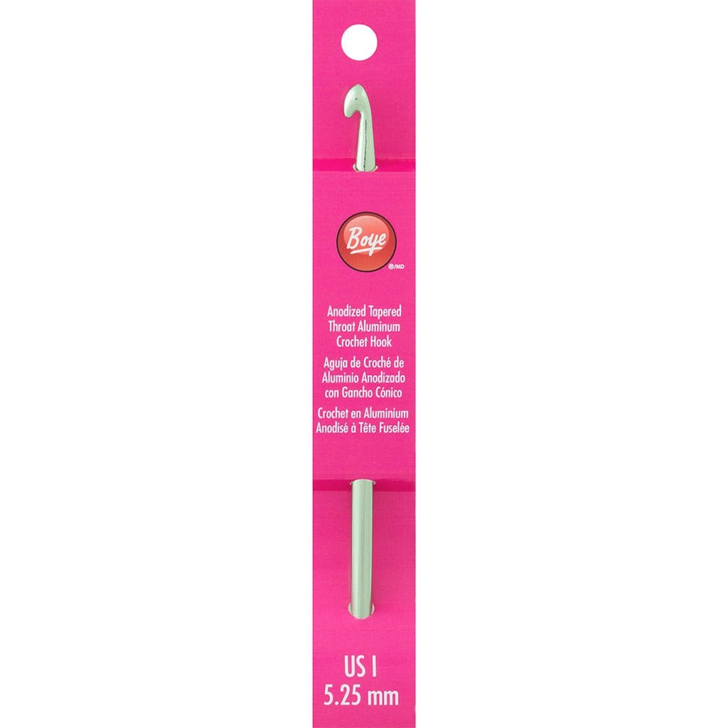 Boye Aluminum Crochet Hook - 6" - Paradise Fibers