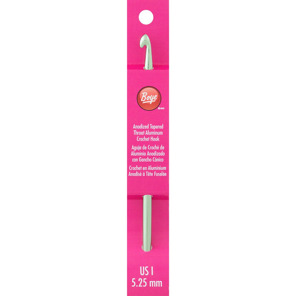 Boye Aluminum Crochet Hook - 6" - Paradise Fibers