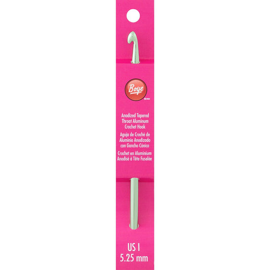 Boye Aluminum Crochet Hook - 6" - Paradise Fibers