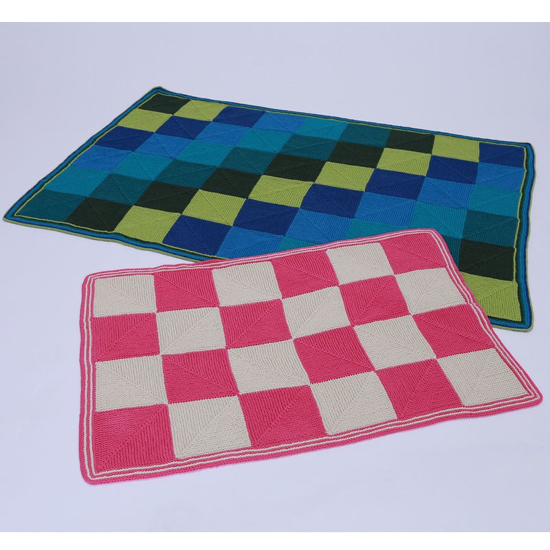 Brighter Miters Blanket Pattern - Paradise Fibers