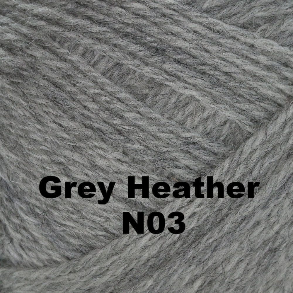 Brown Sheep Nature Spun Sport Yarn color Grey Heather N03