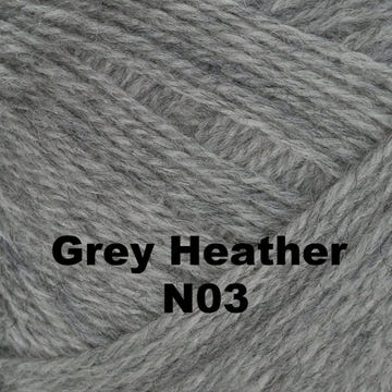 Brown Sheep Nature Spun Sport Yarn color Grey Heather N03
