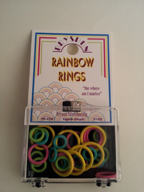 Bryspun Rainbow Ring Stitch Markers - Paradise Fibers