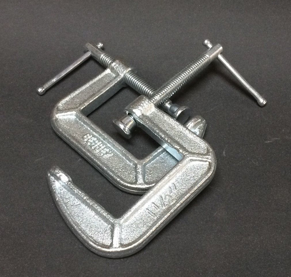 C Clamps -Pair- For Comb Holder and/or Hackle-Comb Accessory-1.5"-