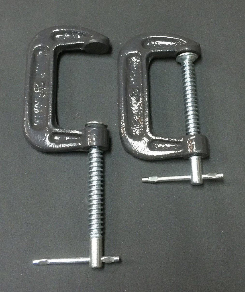 C Clamps -Pair- For Comb Holder and/or Hackle-Comb Accessory-1.5"-