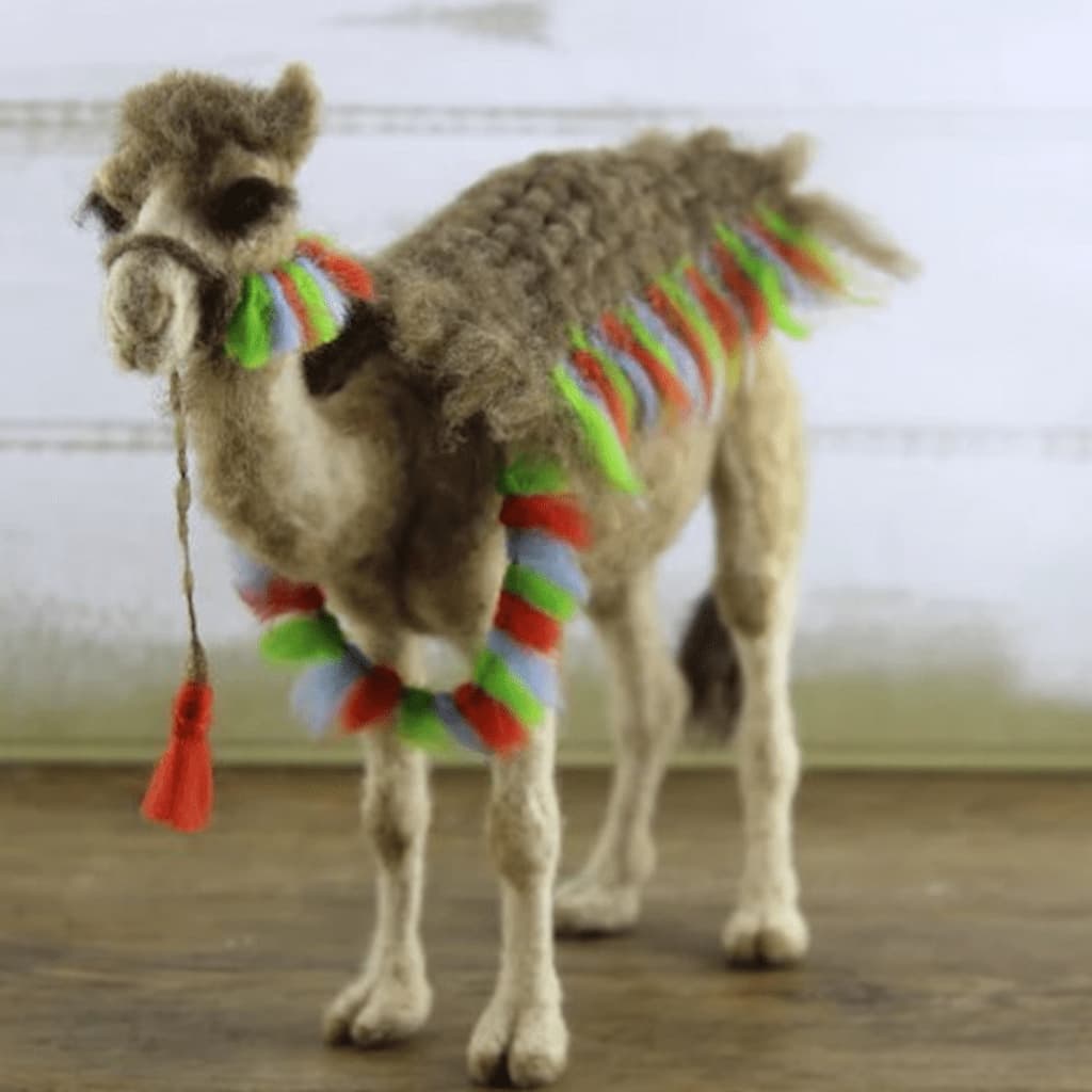 Cairo the Camel Needle Felting Kit - Paradise Fibers