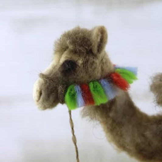 Cairo the Camel Needle Felting Kit - Paradise Fibers
