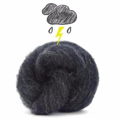 Carded Corrie Mixed Bags | Five Days of Grey - Paradise Fibers