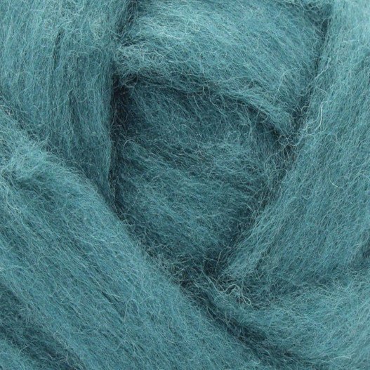 Carded Corriedale Sliver - Duck Egg - Paradise Fibers