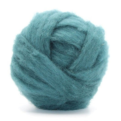 Carded Corriedale Sliver - Duck Egg - Paradise Fibers