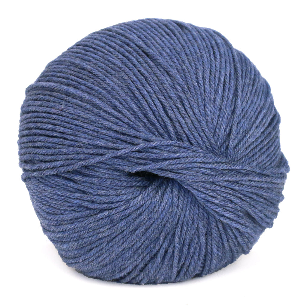 Cascade 220 Superwash Yarn in Colonial Blue - a heathered blue colorway