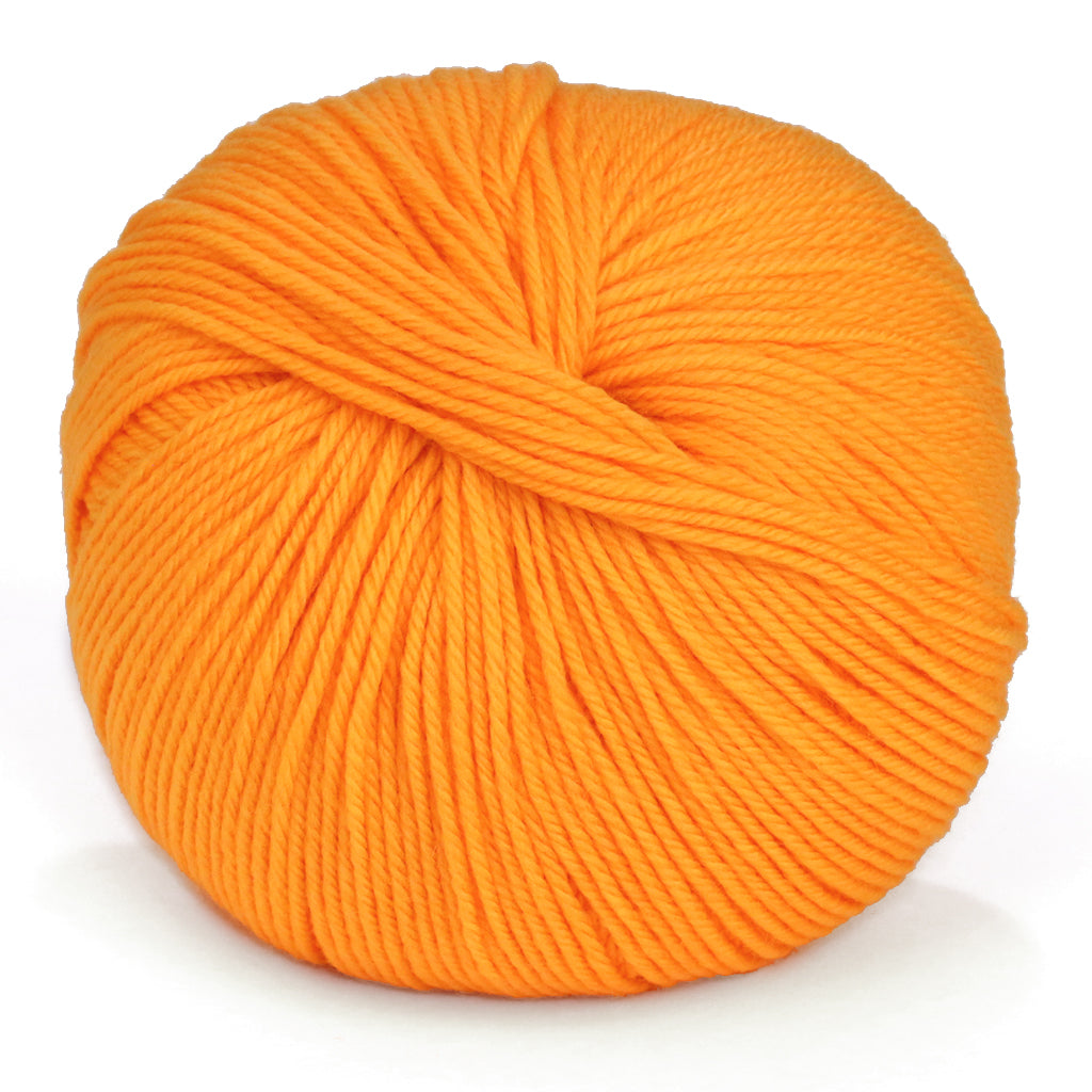 Cascade 220 Superwash Yarn in Gold Fusion - a bright orange colorway