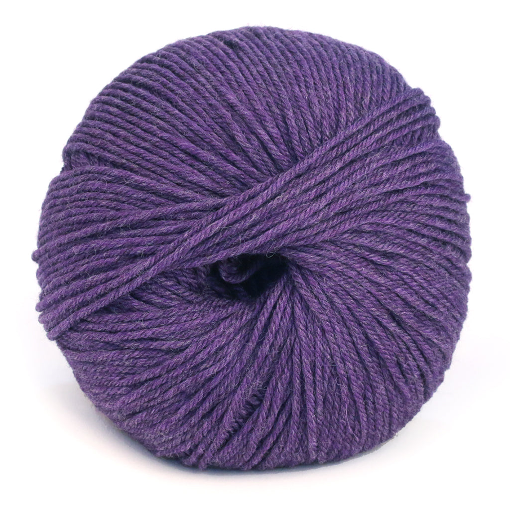 Cascade 220 Superwash Yarn in Mystic Purple - a royal purple colorway