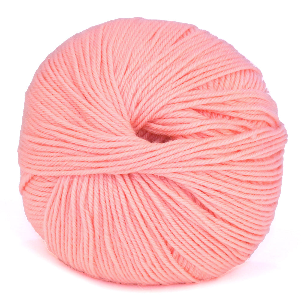 Cascade 220 Superwash Yarn in Salmon - a light pink colorway