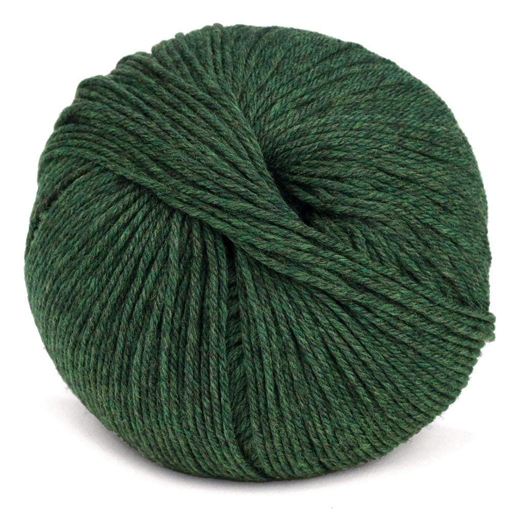 Cascade 220 Superwash Yarn in Shire - a heathered forest green colorway