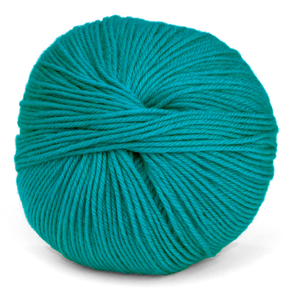 Cascade 220 Superwash Yarn in Teal - a teal blue colorway