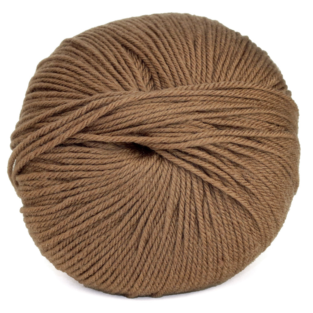 Cascade 220 Superwash Yarn in Mocha - a mid brown colorway