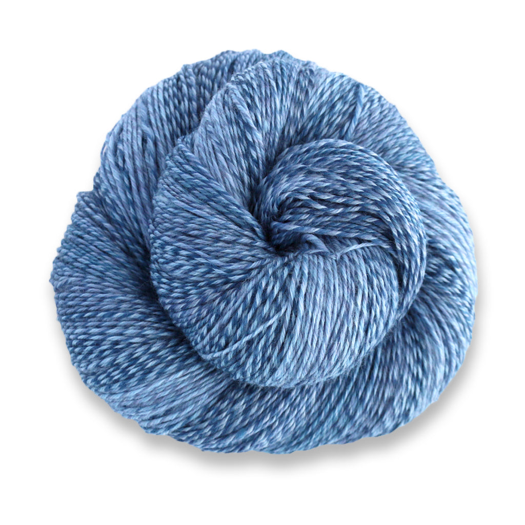 Heritage Wave in the color Blues 511, a marled blue sock yarn