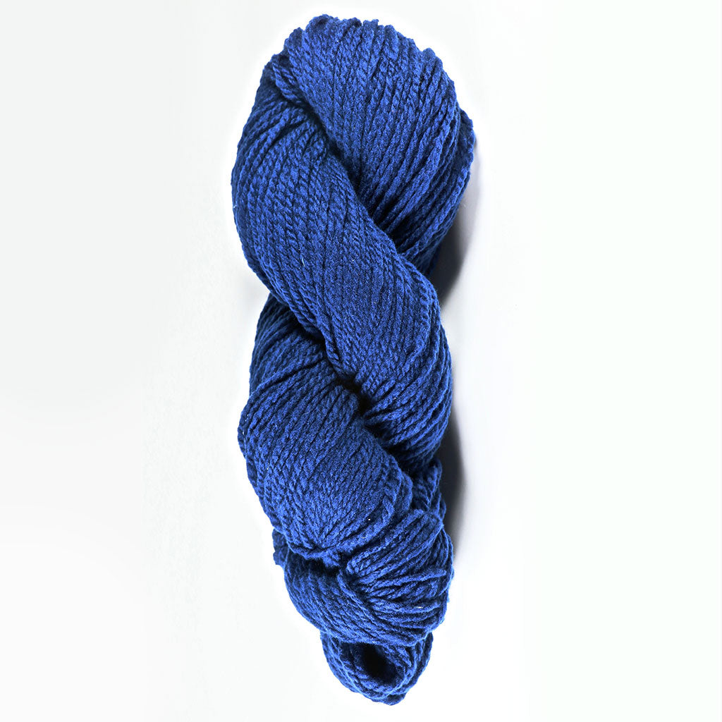 Color Blue Pansy. Kettle-Dyed Skein of 100% Wool Yarn From Cestari U.S.A.