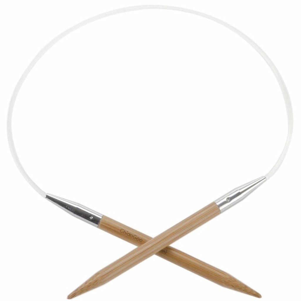 ChiaoGoo Bamboo Circulars - 16" (40cm) - Paradise Fibers