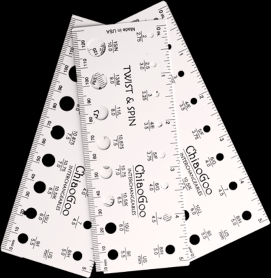 ChiaoGoo Needle Gauges, 5 Inch (13cm)
