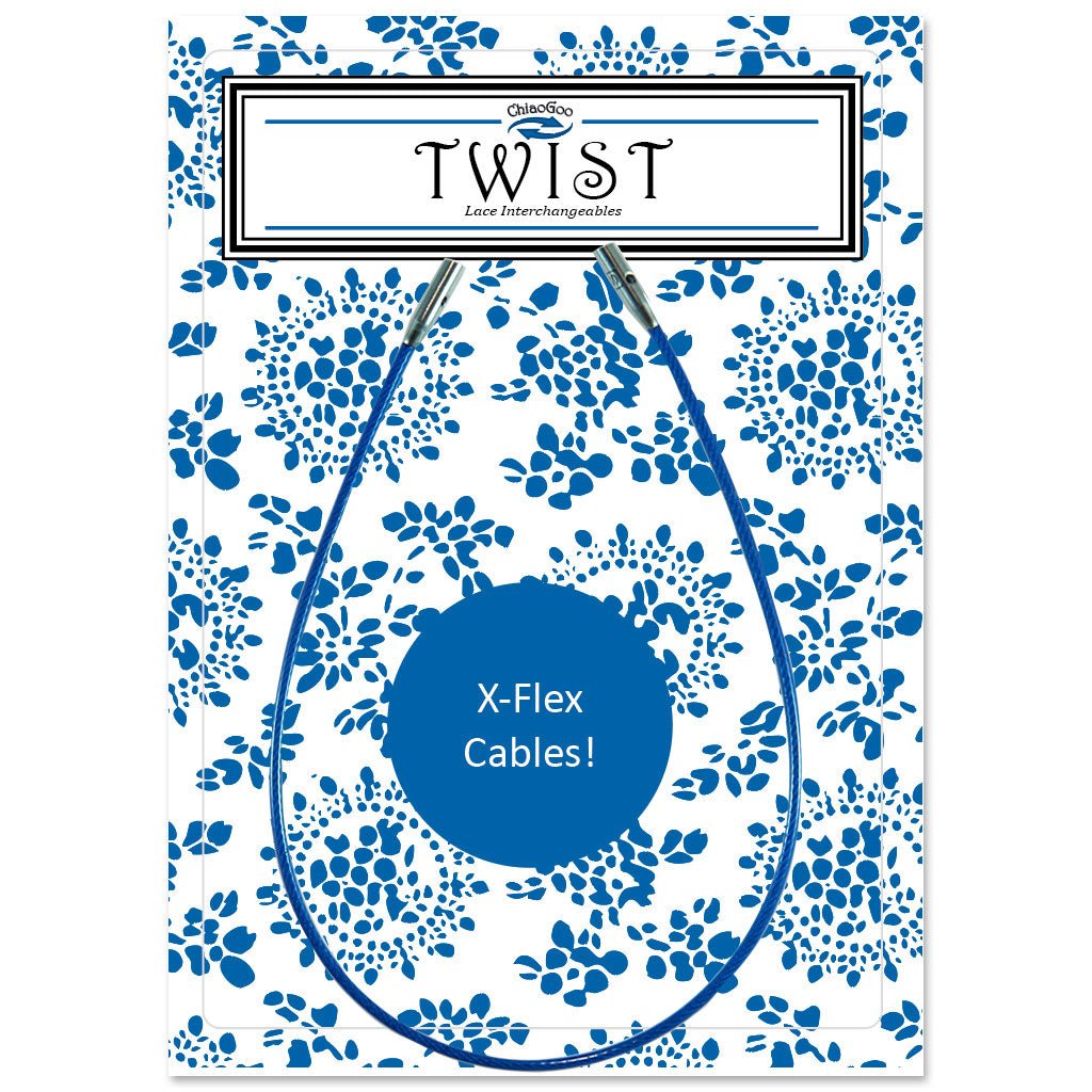 ChiaoGoo TWIST Blue Cables (Size Small) - Paradise Fibers