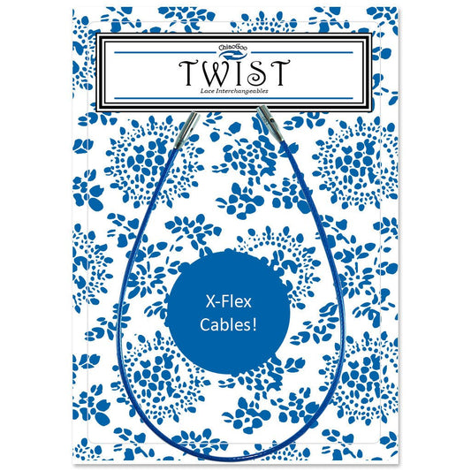 ChiaoGoo TWIST Blue Cables (Size Small) - Paradise Fibers