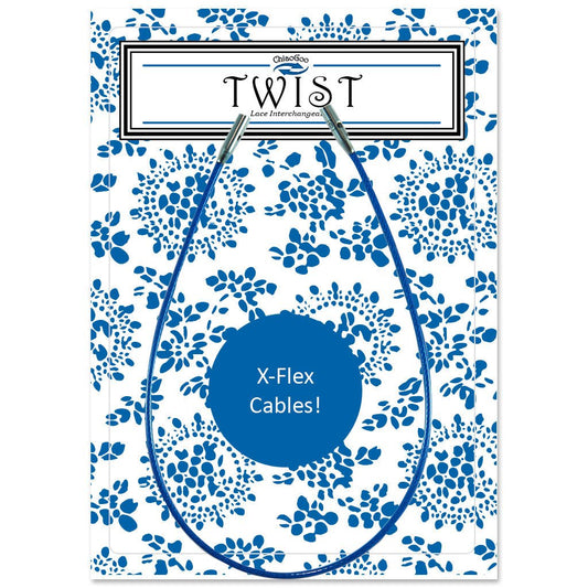 ChiaoGoo TWIST Blue Cables (Size Small) - Paradise Fibers