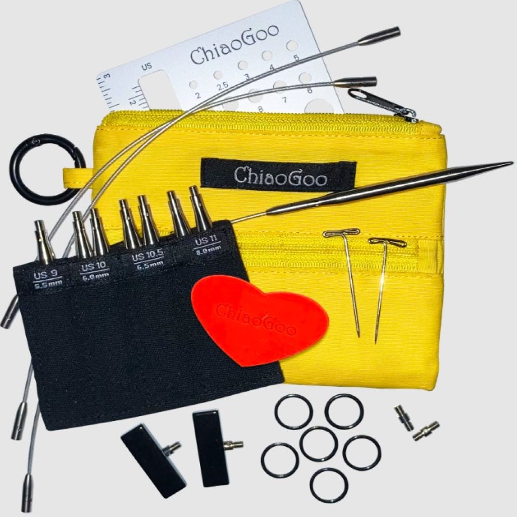 ChiaoGoo Twist Shorties Interchangeable Knitting Needle Sets - Paradise Fibers