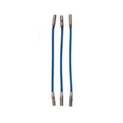 ChiaoGoo X - Flex Blue 2" Cables - 3 Packs (Size Small) - Paradise Fibers