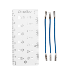 ChiaoGoo X - Flex Blue 2" Cables - 3 Packs (Size Small) - Paradise Fibers