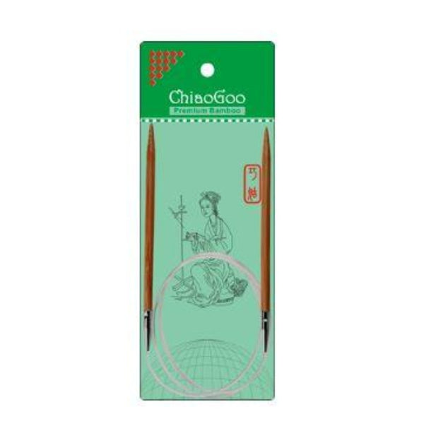 ChiaoGoo Bamboo Circular Knitting Needles 24 inch -Size 6/4mm