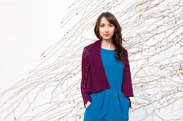 Juniper Moon Farm Clematis Cardigan Pattern-Patterns-