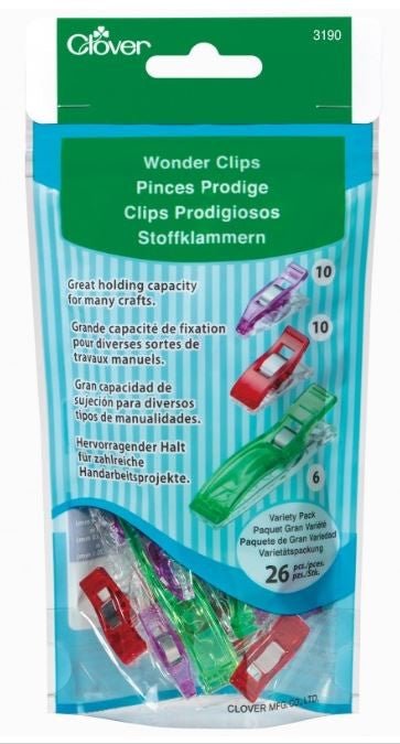 Clover Knitting & Crochet Variety Pack Wonder Clips - Paradise Fibers