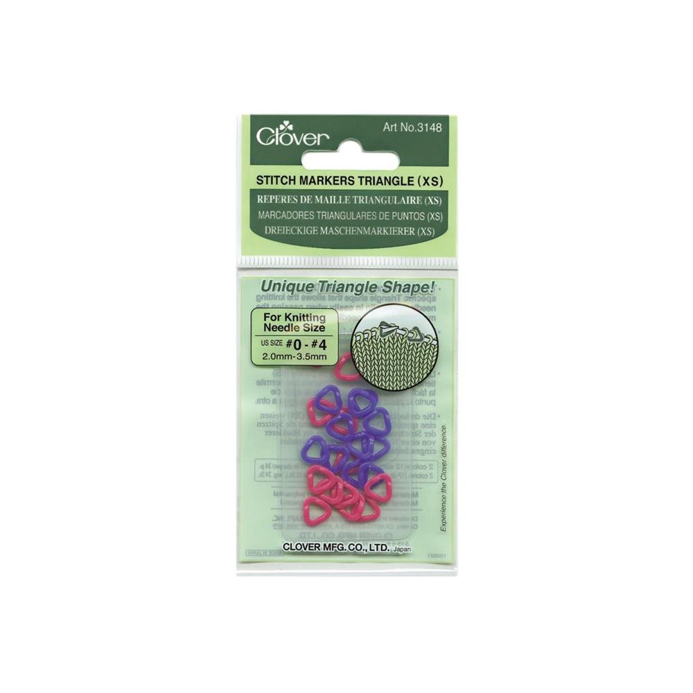 Clover Triangle Stitch Markers XS - Paradise Fibers