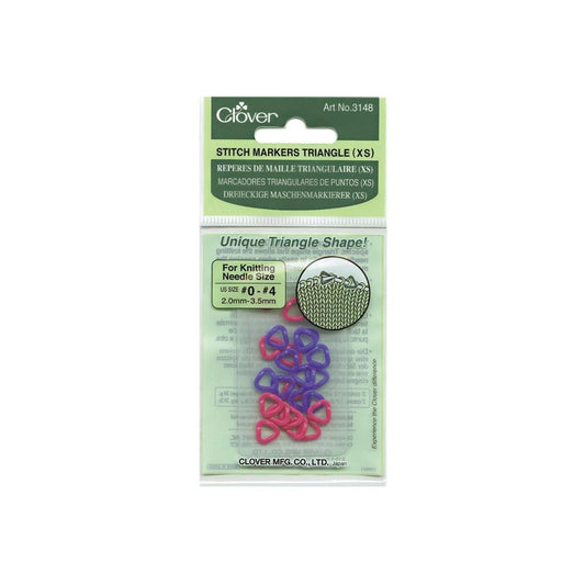 Clover Triangle Stitch Markers XS - Paradise Fibers