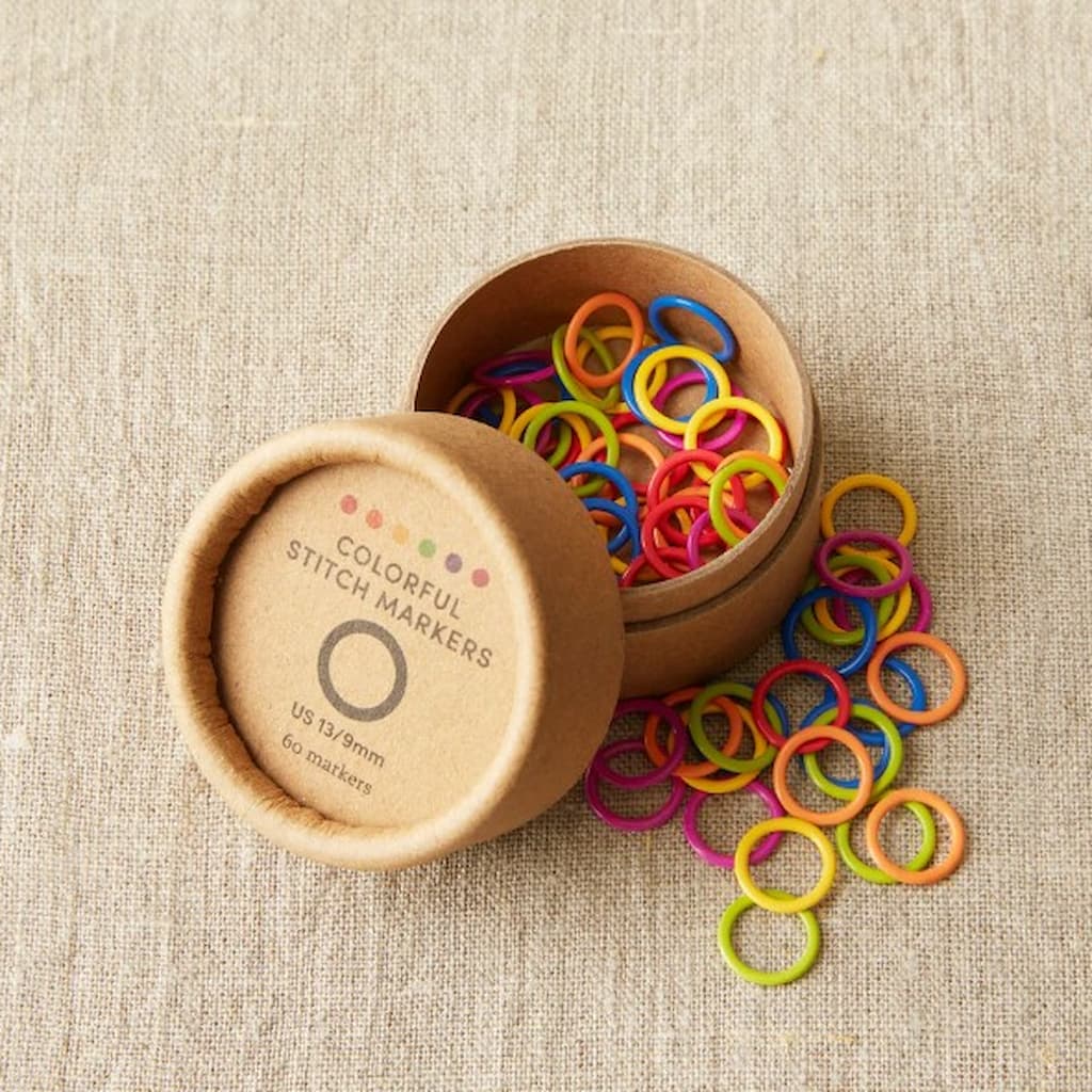 CocoKnits Colorful Ring Stitch Markers - Paradise Fibers