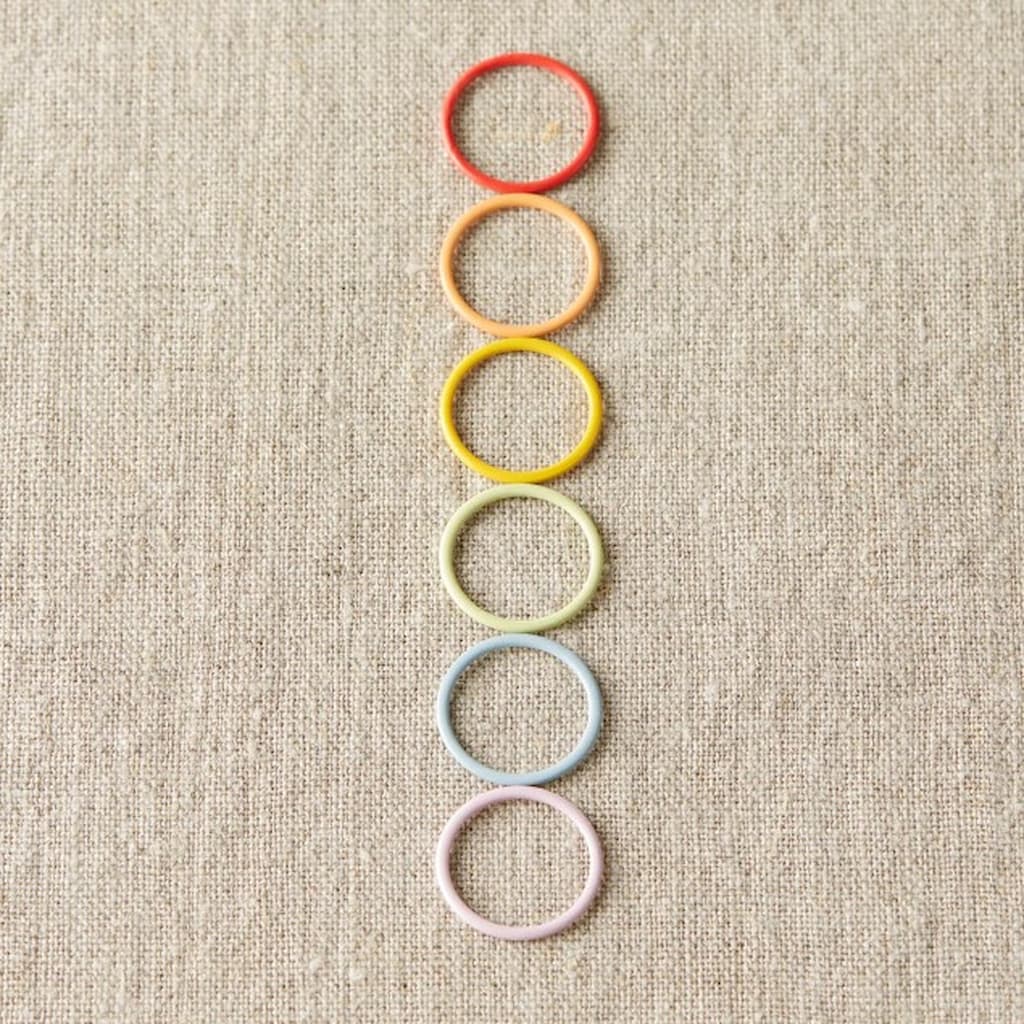 CocoKnits Colorful Ring Stitch Markers - Paradise Fibers