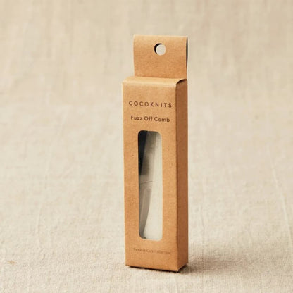 Cocoknits Fuzz Off Comb in its packaging