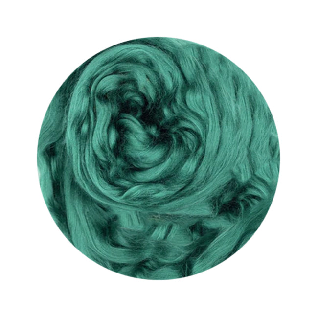 Color Crush. A green shade of dyed bamboo top.