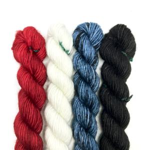 MadelineTosh Unicorn Tails Colorblock Hand Warmers Kit-Kits-Betsy Ross-